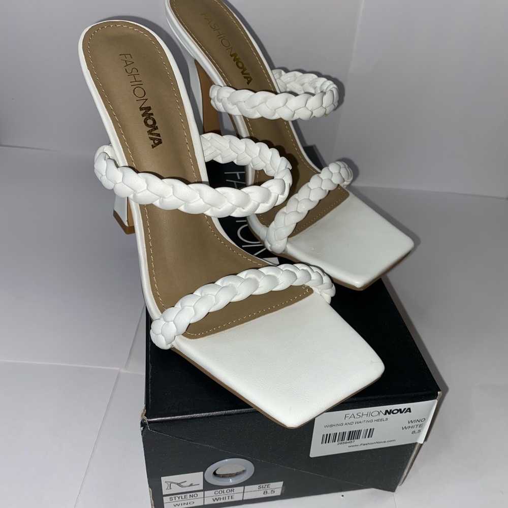 White FN Heels